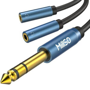 MillSO�W���v���O�~�j�v���O�ϊ�2����P�[�u��3.5mm6.35mm�ϊ��A�_�v�^�I�[�f�B�I�P�[�u���I�X-���X3.5mm�X�e���I�~�j�v���O-6.3mm�X�e���I�W���v���O�ϊ��v���O24K�����b�L