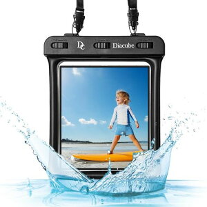 �yIPX8�h���E���ɕ����E��|���zDIACUBE �h���X�}�z�P�[�X [6.5�hx5.9�h] ���C�h�X�N���[���܂肽���݃X�}�z�Ή� Galaxy Z Fold/Pixel Fold/Huawei �C �v�[�� ���� �ނ� �o�R �h�o �h���C�o�b�O �u���b�N