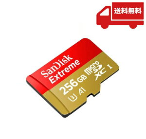 256GB microSDXC�J�[�h �}�C�N��SD SanDisk �T���f�B�X�N Extreme UHS-I U3 A1 R:100MB/s W:90MB/s ���e�[�� SDSQXAO-256G-GN6MA