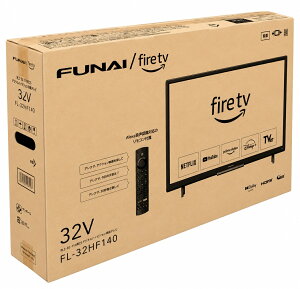 FUNAI Fire TV���ڃX�}�[�g�e���r �t�i�C 32V�^ �t���e���r Fire TV ���� Alexa �Ή� �_�u���`���[�i�[ ���� �O�t��HDD�Ή�(���ԑg�^��\) FL-32HF140