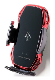 ワイヤレス 有線 充電 両方可能 車載ホルダー スマホホルダー QI エアコン吹き出し口 自動開閉 車載用 車載 車 スマホ スマートフォン ホルダー 急速充電 充電 ワイヤレス スタンド Android