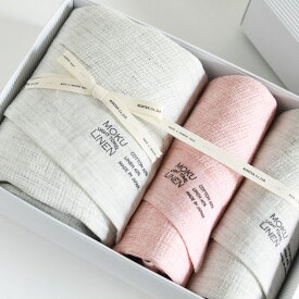 今治タオル コンテックス MOKU LINEN モク リネン ギフトセット Imabari Towel Kontex MOKU LINEN GiftSet Size L1枚xSize M2枚ギフト包装無料 のし無料【今治タオル コンテックス ギフト】