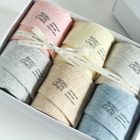 今治タオル コンテックス MOKU LINEN モク リネン ギフトセット Imabari Towel Kontex MOKU LINEN GiftSet Size M6枚ギフト包装無料 のし無料【今治タオル コンテックス ギフト】