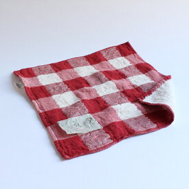 今治タオル コンテックス ヴィンテージチェックImabari Towel Kontex Vintage Checkゲストタオル レッド