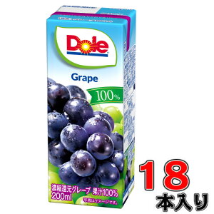 Dole O[v100% LL200ml×18{(1P[X)yh[zyԂǂzyW[Xz