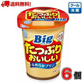 【送料無料！】雪印メグミルク　たっぷりおいしい なめらかプリン 180g ×6個　【プリン】