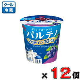 森永 ギリシャヨーグルト パルテノ ブルーベリーソース入 108g×12個