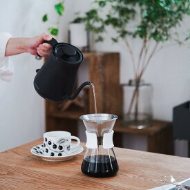 「手軽におうちでコーヒータイム」"ペーパーレス&フィルター付き"ガラスコーヒーメーカー（HARIO/Glass Coffee Maker）