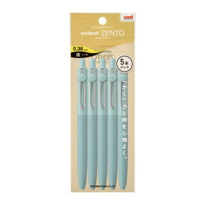 �O�H���M �����{�[���y�� uniball ZENTO �X�^���_�[�h 0.38 ���b�v���u���[ 5�{�p�b�N HUBNZSC385B32