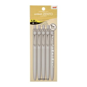 �O�H���M �����{�[���y�� uniball ZENTO �X�^���_�[�h 0.38 �N���E�h 5�{�p�b�N HUBNZSC385P23