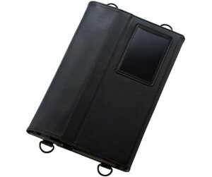 �G���R�� ARROWS Tab Q5010�Ή� �\�t�g���U�[�P�[�X �蒠�^ �V�����_�[�x���g�t �L�[�{�[�h�Ή� �u���b�N TB-Q5010PLFBK
