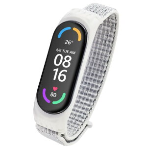 �G���R�� Xiaomi Mi �X�}�[�g�o���h 6/5 �o���h �����x���g �t�@�u���b�N �z���C�g SW-XI221BDNYWH