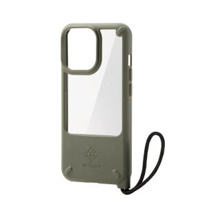 �G���R�� iPhone 13 Pro 3�� �n�C�u���b�h�P�[�X �ϏՌ� NESTOUT LAKE �I���[�u PM-A21CNEST3KH