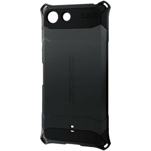 �G���R�� Xperia Ace �P�[�X ZERO SHOCK �ϏՌ� [�������̏Ռ�����{�̂��Ռ��z���\��] �X�g���b�v�z�[���t�� Made for XPERIA �u���b�N PD-XACEZEROBK