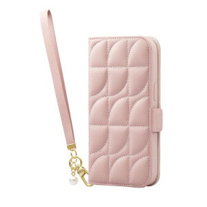 �G���R�� iPhone 14 / 13 �P�[�X �J�o�[ �蒠�^ �n���h�X�g���b�v�t�� �~���[�t�� �J�[�h�|�P�b�g�t�� �L���e�B���O �ϏՌ� �}�O�l�b�g�J�� �X�g���b�v�z�[���t�� �s���N PM-A22APLFJM4PD