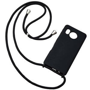�G���R�� AQUOS sense7 [ SH-53C | SHG10 ] �P�[�X �J�o�[ �V�����_�[�X�g���b�v�t�� �V���R�� �A���`�_�X�g�R�[�g [���|���Ŏ����^�тɕ֗�] �u���b�N PM-S226SCSSBK