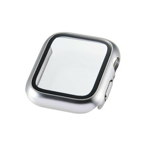 �G���R�� Apple Watch �ی�P�[�X 40mm [Apple Watch SE3/SE2/SE �Ή�] �t���J�o�[ ���^���b�N�f�U�C�� �v���~�A���K���X 10H ���� �w��h�~ ��U�h�~ �V���o�[ AW-25EFCGPSV