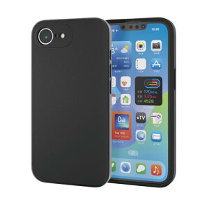 �G���R�� iPhone 17e/16e �P�[�X �n�C�u���b�h�V���R�� �}�O�l�b�g ���C�����X�[�d�Ή� �����Y�ی� �ق��肪�t���ɂ��� MAGKEEP �u���b�N PM-A25SHVSCMGBK