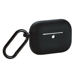 �G���R�� AirPods Pro 3 ��3���� 2025�N�p �V���R���P�[�X �Ռ��z�� ���炩�� ����ɂ��� �����₷�� �J���r�i�t�� magsafe�[�d ���C�����X�[�d�Ή� �u���b�N AVA-AP07SCBK