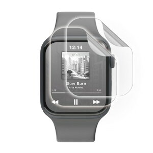 �G���R�� Apple Watch ��ʕی� �t�B���� 2������ 40mm [Apple Watch SE3/SE2/SE �Ή�] �Ռ��z�� ���� �����y�A �w��h�~ �G�A�[���X �\��t���c�[���t�� �N���A AW-25EFLAPKRG