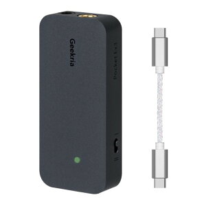 Geekria USB-C �|�[�^�u�� �w�b�h�t�H�� �A���v�A4.4mm �o�����X�o�͂���� 3.5mm �X�e���I�o�́AMini Hi-Fi DAC �f���A�� �`�b�v CS43131�A�ő� 384KHz/32bit ���T�|�[�g
