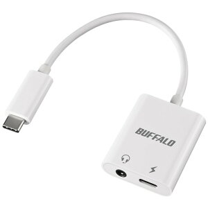 �o�b�t�@���[ �I�[�f�B�I �ϊ� �A�_�v�^�[ USB Type C to 3.5mm PD�[�d 100W �n�C���] DAC���� ���ϋv iPhone 16�Ή� �z���C�g BSMPCPD355WH