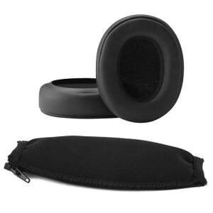 Geekria �C���[�p�b�h + �w�b�h�o���h �J�o�[ Skulcandy Hesh 3, Crusher Wireless Crusher Evo Wireless �� �w�b�h�z�� �Ή� ���� �p �w�b�h�z���p�b�h �C���[�N�b�V���� �Z�b�g