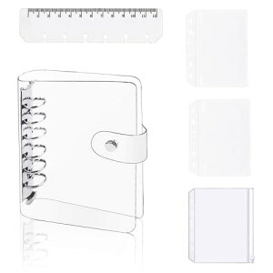 YFFSFDC �V�X�e���蒠 A7 PVC �o�C���_�[ �~�j6���蒠 �|�P�b�g�T�C�Y PVC�N���A�f�� �_�炩�� �{�_���t�� A7�N���A�|�P�b�g 3���t�� ��K�t�� �m�[�g