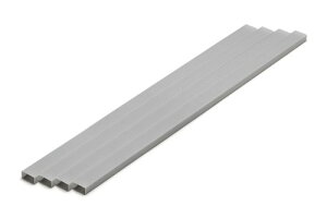 �E�F�[�u �}�e���A���V���[�Y �v���ޗ� �O���[ �����`�p�C�v 6×12mm 4�{�� �z�r�[�p�f�� OM-444