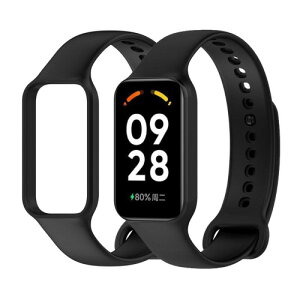 [�T���R�X] �V���I�~ Redmi Smart Band 2 �����o���h 2�Z�b�g Xiaomi Band 8 Active �����o���h ���v�x���g TPU �_�炩�� �V���R���� �����x���g �X�}�[�g�E�H�b�` �ւ��x���g �ʋC�� �h�� �h�� (��2)
