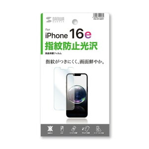 �T�����T�v���C Apple iPhone 16e�p�t���ی�w��h�~����t�B���� PDA-FIP16EKFP