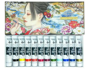 �^�[�i�[�F��(Turner Colour) �A�N�����K�b�V�� �W���p�l�X�N�J���[ kaiteki ART�Z�b�g 20ml(6��) AGJ2012K