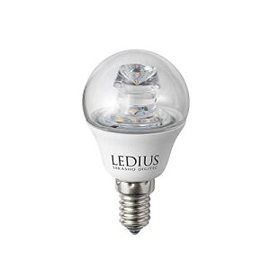 �^�J�V���[ LEDIUS(���f�B�A�X) ���[�{���g�p�����d�� ���[�{���gLED�d��8�^ �N���v�g���` 12V/24V�Ή� �N���A�^�C�v E14���� 3.6W �d���F 390lm HMB-D46T