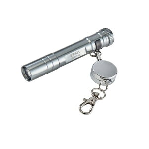 �G���p(ELPA) LED�L�[���C�g �V���o�[ �����^ �y�� �����d�� ���d�r�� �P4�`�d�r×1�{�g�p �A���~���C�g �h�� IPX4 �h�� �ЊQ ��d �J�M �������� �g�їp �U�� �q�� �ʊw �o�R ��� �L�[�z���_�[�t 
