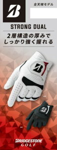 BRIDGESTONE(�u���a�X�g��) �S���t�O���[�u STRONG DUAL �z���C�g/���b�h �E��p 25cm �����Y GL2608WR25