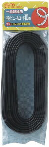 �G���p(ELPA) �r�j�[���R�[�h �z�� ��C ���� ���^ 300V/12A �u���b�N 10m VFF-10LH(BK)