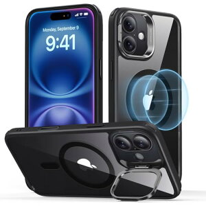 �f�U�C����܃V���[�Y�IESR iPhone 16 �P�[�X Magsafe�Ή��ČRMIL�K�i�̕ی� �ω��� �ϏՌ� �B��X�^���h iPhone16�p�X�}�z�P�[�X ���h�~�w�� iPhone16 �P�[�X�Ή� �A�C�t�H��16 �P�[�X ��phone16 �P�[�X��