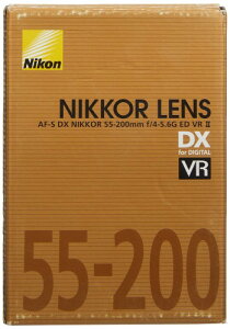 Nikon �]���Y�[�������Y AF-S DX NIKKOR 55-200mm f/4-5.6G ED VR II �j�R��DX�t�H�[�}�b�g�p AFSDXVR55-200G2