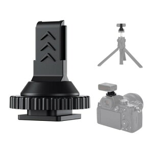 JJC DJI Mic�g�����X�~�b�^�[�A�_�v�^�[ �R�[���h�V���[�}�E���g�A�_�v�^�[ 1/4-20�l�W�t�� DJI Mic �ɑΉ� �قƂ�ǂ̃J�����ɓK�� �����h�~�}�C�N�A�N�Z�T���[ �J�����}�E���g�A�_�v�^�[ �r�f