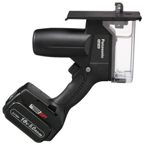 �p�i�\�j�b�N(Panasonic) �[�d�p���J�b�^�[ 18V 5.0Ah�d�r�p�b�N×2��/�[�d��/�P�[�X�t �f���A�� (14.4V/18V�Ή�) IP5X �؍H15mm�E�΍p30mm�ؒf EZ45A3LJ2G-B �u���b�N
