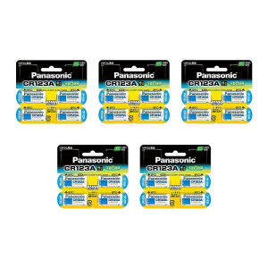5�Z�b�g�F�v20�� Panasonic �p�i�\�j�b�N �J�����p�d�r CR-123AW/4P �i4���j �J���� �X�}�[�g���b�N �d�r ����