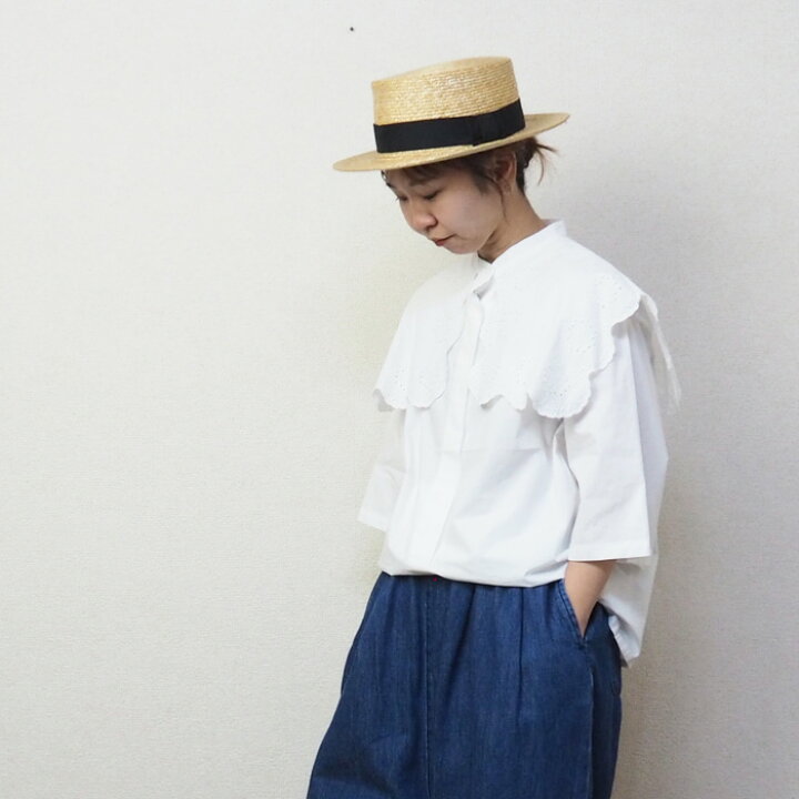 楽天市場】【Sale！40%OFF！】ICHI イチ スカラップ刺繍シャツ 231129  