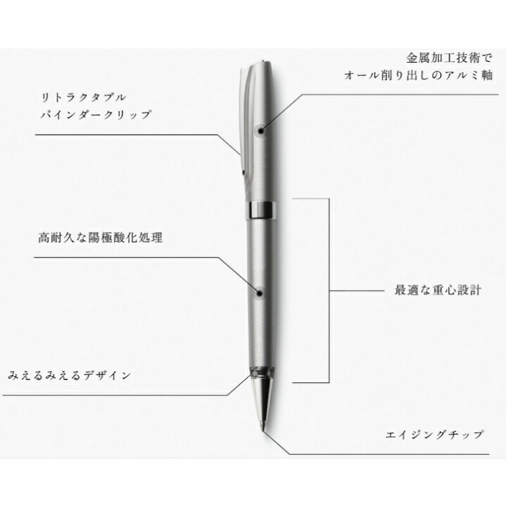 楽天市場】THE ZEBRA 「HAMON」油性ボールペン 銀色（しろがねいろ 