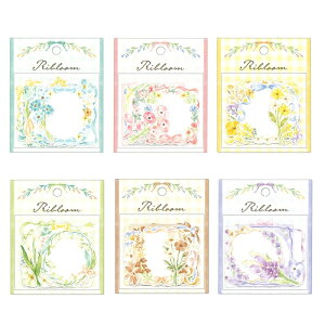 }ChEFCu Ribloom sticker u[XebJ[ 82178 blue 82179 pink 82180 yellow 82181 green 82182 brown 82183 purple V[ fR[V XebJ[ MIND WAVE