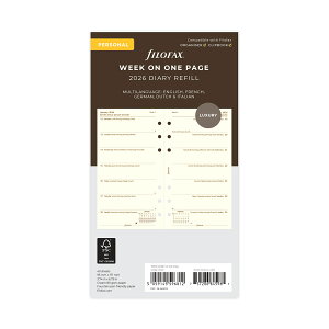 FILOFAX VXe蒠tB 2026N 26-68439 oCu J2TԁiRbgN[j tB tB XPW[ rWlX蒠 _CA[ VXe蒠 t@Ct@bNX