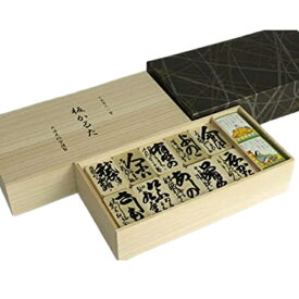小倉百人一首 板かるた 豪華愛蔵版 かるた 木札 木製 桐箱入り 競技用 大石天狗堂 下の句かるた いろはかるた 贈り物 プレゼント 贈答品 ギフト