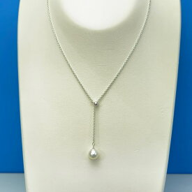 スライドYネック_8.5mm SV 45cm宇和島産 あこや真珠 アコヤ パール 宇和島 KPS306