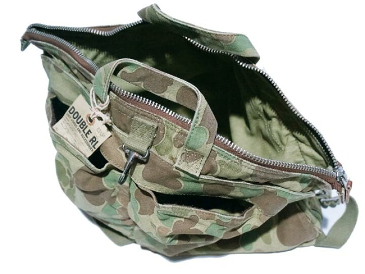 楽天市場】【送料無料!!】RRL ダブルアールエル Camo Helmet Bag カモ 