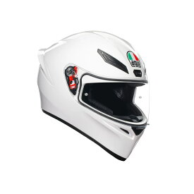 【公式】 K1 S JIST Asian Fit 028-WHITE　 安心の保証付き バイク用 フルフェイスヘルメット AGV(エージーブイ)