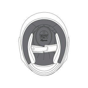 �y�����zAGV CROWN PAD X101 ASIAN FIT M�T�C�Y �G�[�W�[�u�C(Agv)